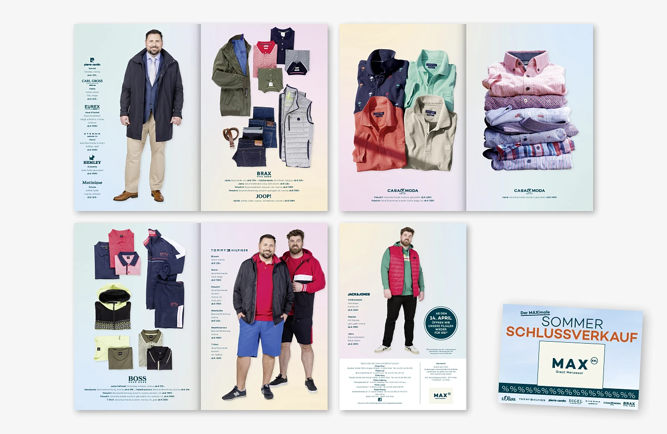 Frühlingsprospekt, Sommer Sale Karte